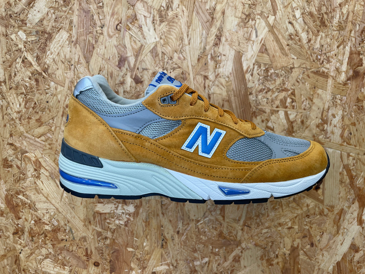 New Balance 991 Made In UK Yellow Blue M M991YBG The Sneaker Store Brighton