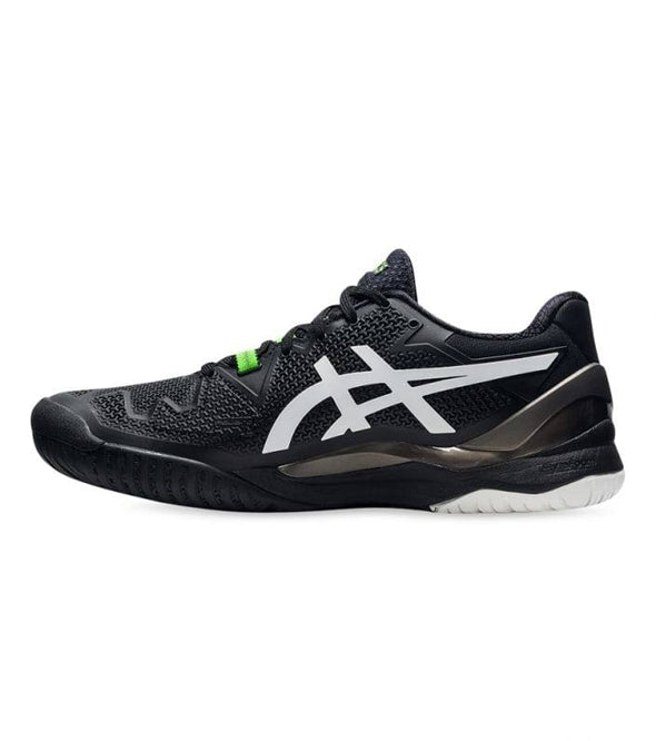 ASICS GEL-RESOLUTION 8 (M) 1041A079-003 / BLACK / GREEN GECKO