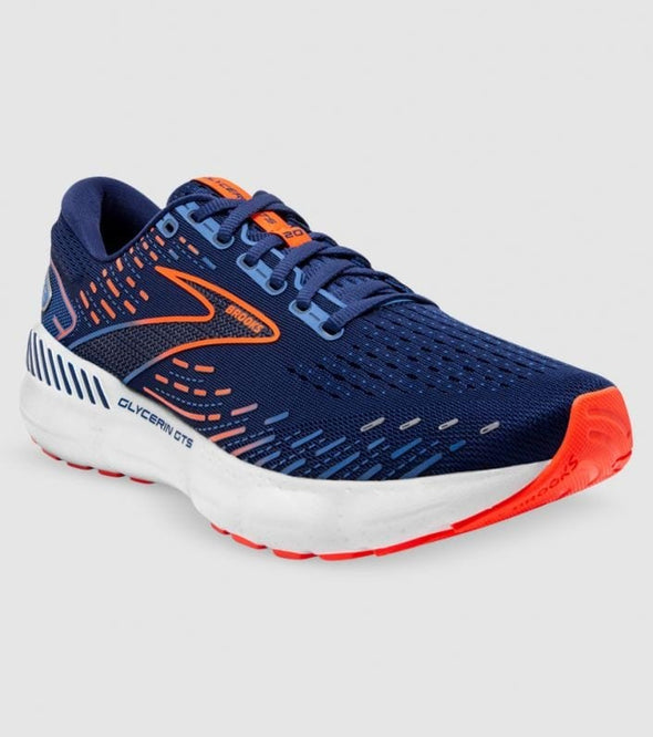 BROOKS GLYCERIN GTS 20 WIDE (M-2E) 110383_2E_444 / BLUE / ORANGE