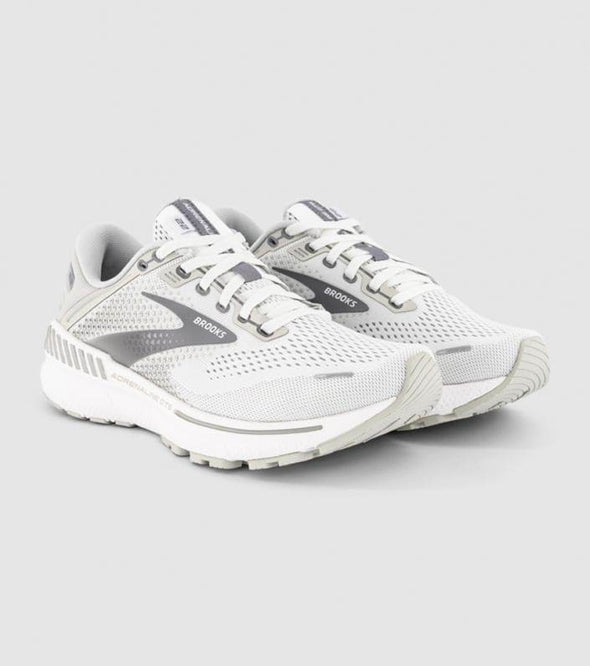 BROOKS ADRENALINE GTS 22 WIDE (W) WHITE / WHITE / GREY / 120535 1D 134