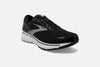 BROOKS GHOST (W) 14 120356-1B-057 /BLK/WHITE/SILVER