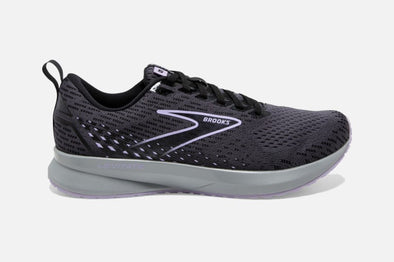 BROOKS LEVITATE 5 (W) EBONY GREY / LAVENDER / 120357 1B 080