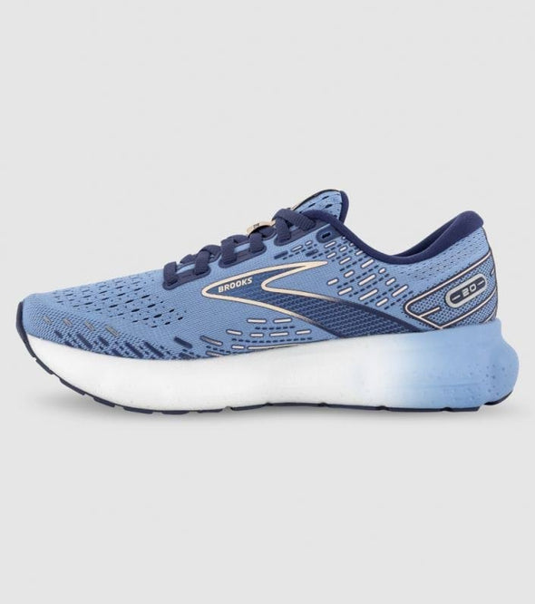 BROOKS GLYCERIN 20 (W) 120369_1b_478 / BLISS BLUE / PEACH / WHITE