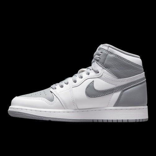 AIR JORDAN 1 HIGH OG (M) 555088-037   STEALTH WHITE