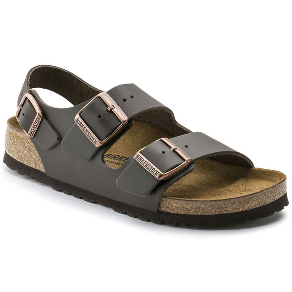 BIRKENSTOCK MILANO (M) 0034101 / DARK BROWN SMOOTH LEATHER