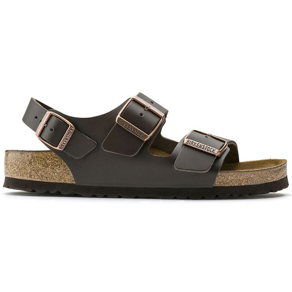 BIRKENSTOCK MILANO (M) 0034101 / DARK BROWN SMOOTH LEATHER