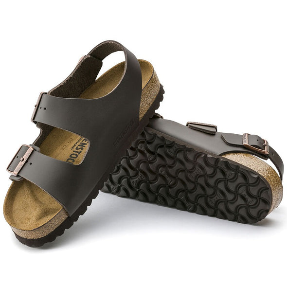 BIRKENSTOCK MILANO (M) 0034101 / DARK BROWN SMOOTH LEATHER