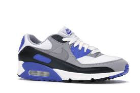 AIR MAX 90 (B-GS) WHT/GREY/ROYAL