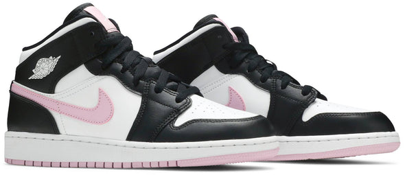 Air Jordan 1 Mid GS 'White Light Arctic Pink' (GS)  555112 103