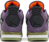 AIR JORDAN 4 RETRO (W) AQ9129-500 / CANNON PURPLE / SAFETY ORANGE