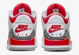 AIR JORDAN 3 RETRO "FIRE RED" (M) DN3707-160 / WHITE / FIRE RED-BLACK