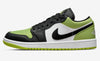 Air Jordan 1 Low Covered in Vivid Green Snakeskin  dx4446-301