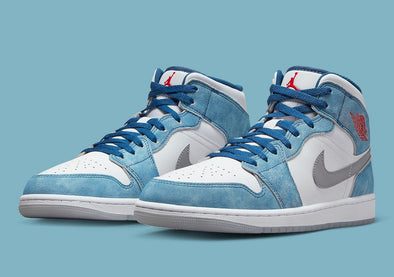 AIR JORDAN 1 MID SE 'WASHED FRENCH BLUE' (M) DN3706-401