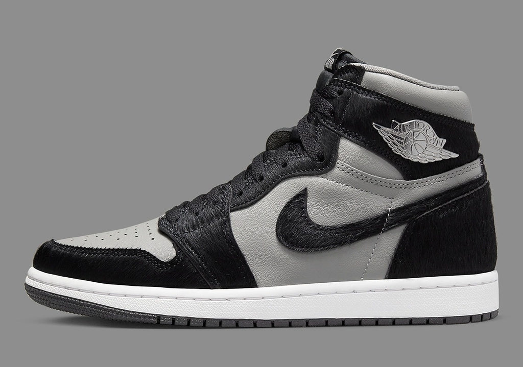 Jordan retro 1 sale gray and black