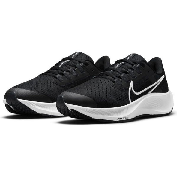 NIKE AIR ZOOM PEGASUS 38 (GS) CZ4178-002 / BLACK / WHITE