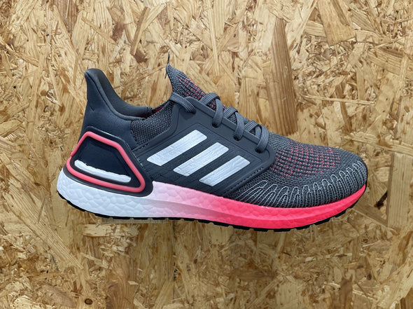 ULTRABOOST 20 (W) Grey Five / Silver Metallic / Signal Pink