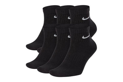 Nike Unisex Everyday Cush QTR Socks 6 Pairs