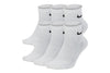 Nike Unisex Everyday Cush QTR Socks 6 Pairs