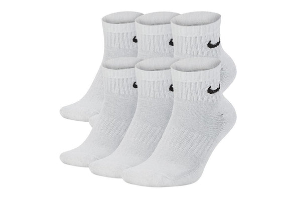 Nike Unisex Everyday Cush QTR Socks 6 Pairs