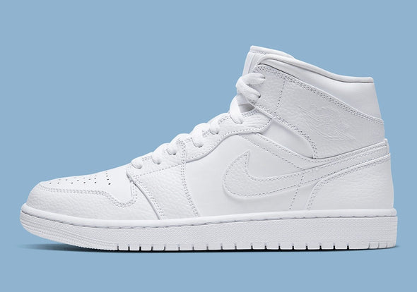 AIR JORDAN 1 MID (GS) 554725-130  /WHT/WHT-WHT