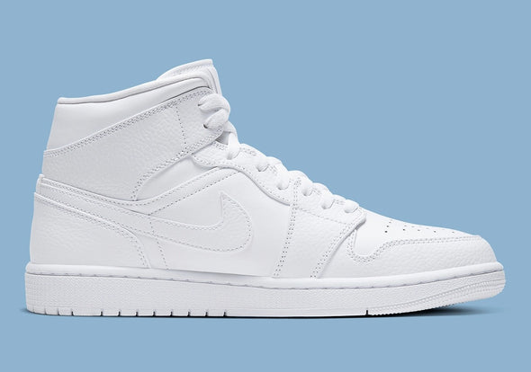 AIR JORDAN 1 MID (GS) 554725-130  /WHT/WHT-WHT