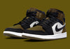 AIR JORDAN 1 MID SE (W) dv0427-301  / LIGHT OLIVE / SAIL-BLACK