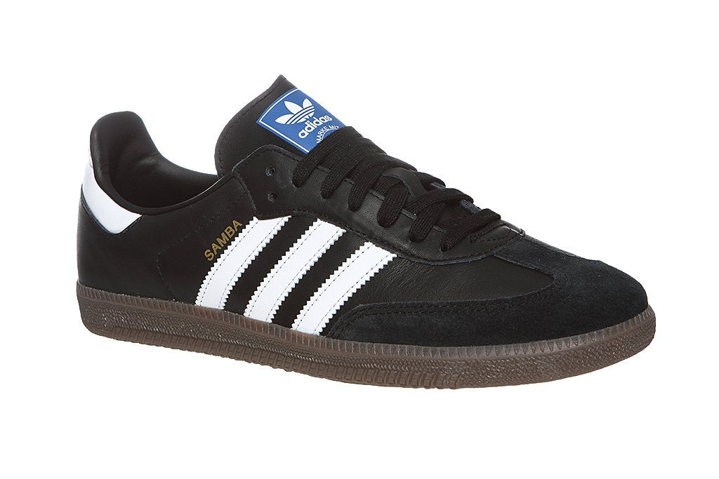 ADIDAS SAMBA OG (M) B75807 / BLACK - WHITE / GUM -