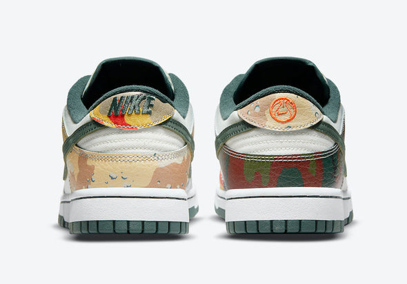 NIKE DUNK LOW SE (M) SAIL / MULTI-CAMO / DH0957-100