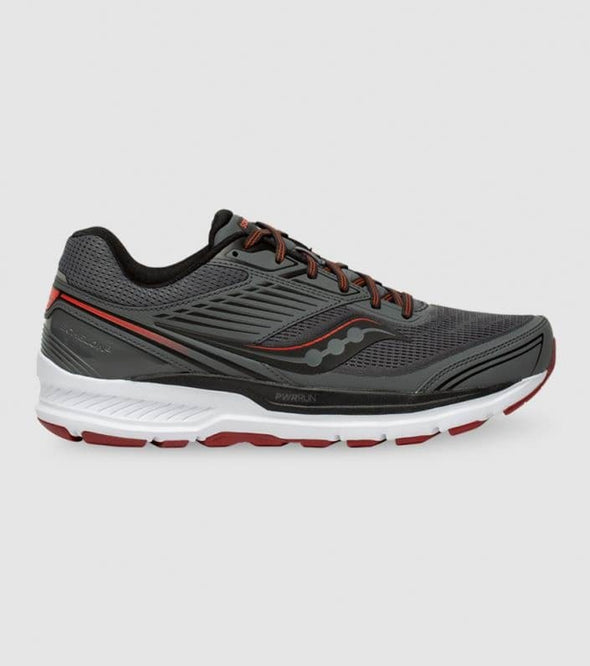 SAUCONY ECHELON 9 WIDE (M) S20766-20 / CHARCOAL / RED-SKY