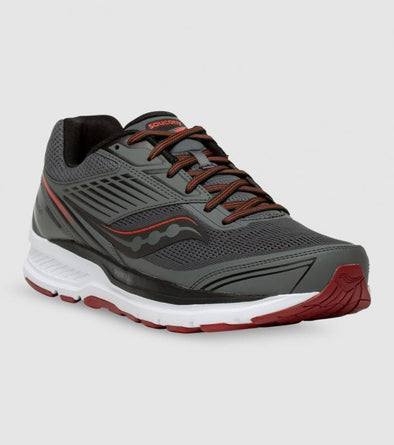 SAUCONY ECHELON 9 WIDE (M) S20766-20 / CHARCOAL / RED-SKY