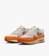 NIKE AIR MAX 1 (W) DZ4709-001 LIGHTBONE/MAGMA ORANGE